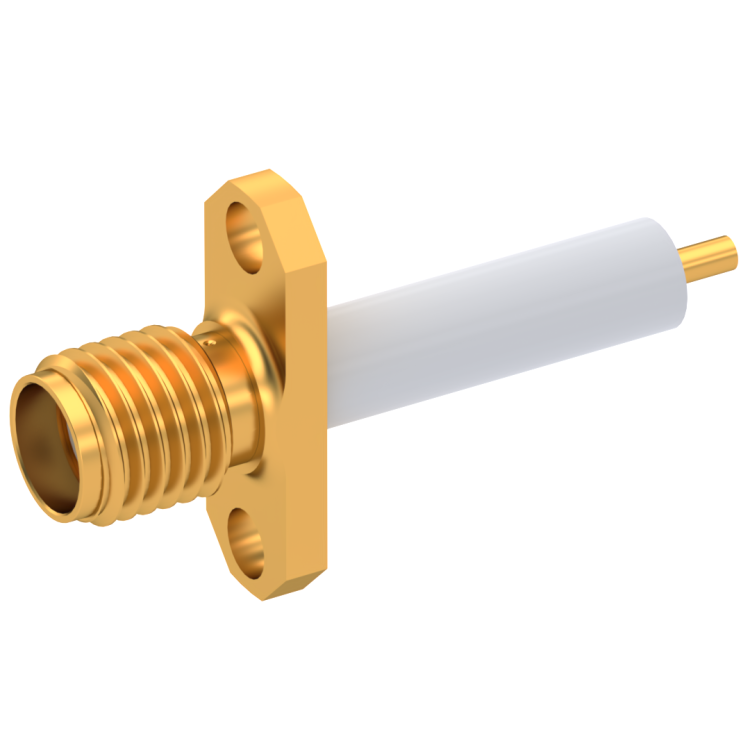 SMA / STRAIGHT JACK RECEPTACLE FEMALE GOLD CAPTIVE CONTACT