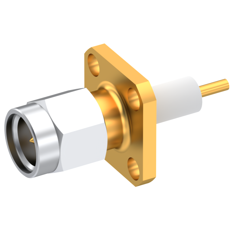 SMA / STRAIGHT PLUG RECEPTACLE MALE GOLD NON-CAPTIVE CONTACT SMA / STRAIGHT PLUG RECEPTACLE MALE GOLD NON-CAPTIVE CONTACT