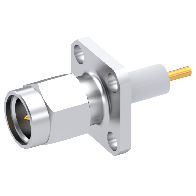 SMA / STRAIGHT PLUG RECEPTACLE MALE PASSIVATED CAPTIVE CONTACT