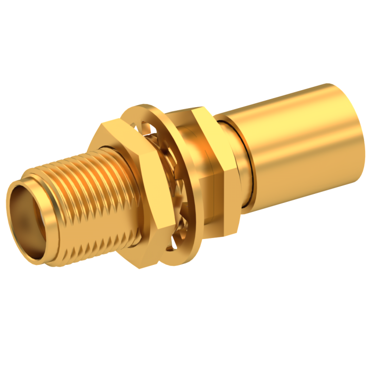 SMA / STRAIGHT JACK FEMALE SOLDER TYPE FOR 5/50 D GOLD NON-CAPTIVE CONTACT SMA / STRAIGHT JACK FEMALE SOLDER TYPE FOR 5/50 D GOLD NON-CAPTIVE CONTACT