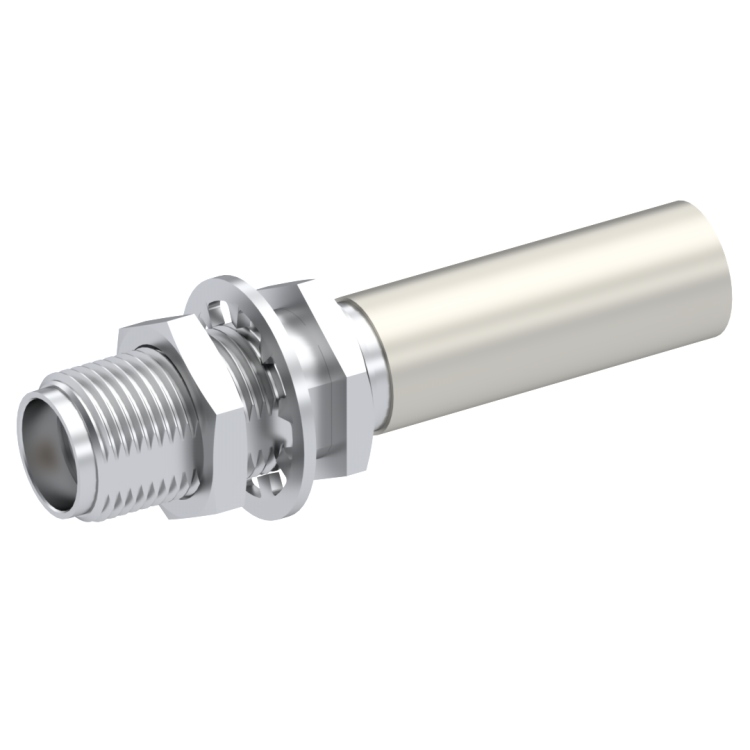 SMA / STRAIGHT JACK FEMALE CRIMP TYPE FOR 2.6/50 S CABLE PASSIVATED NON-CAPTIVE CONTACT