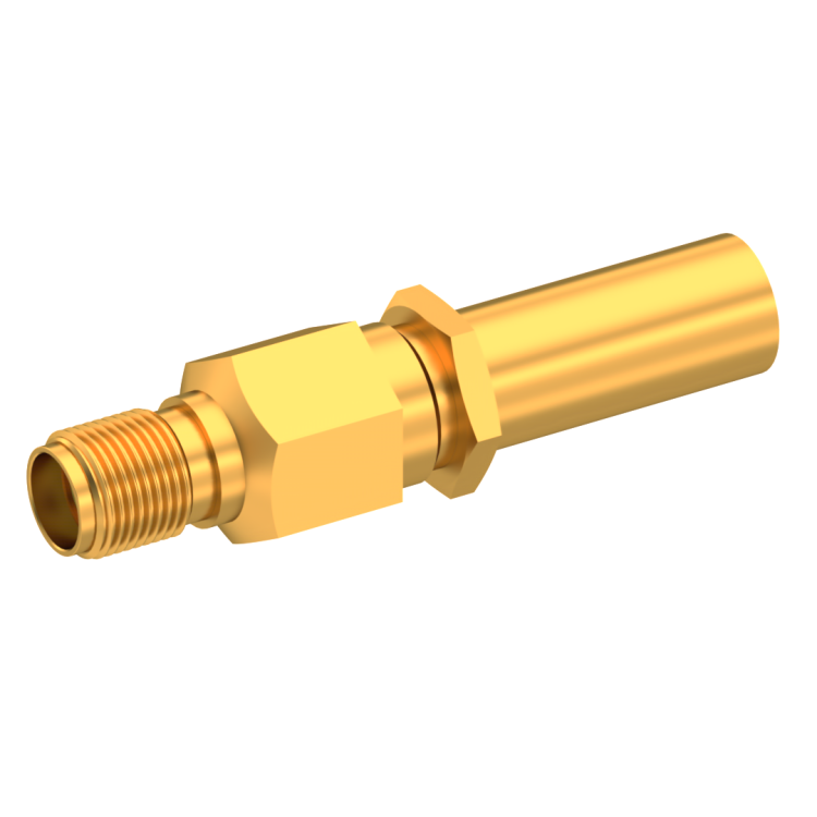 SMA / STRAIGHT JACK FEMALE CRIMP TYPE FOR 2.6/50 S CABLE GOLD CAPTIVE CONTACT SMA / STRAIGHT JACK FEMALE CRIMP TYPE FOR 2.6/50 S CABLE GOLD CAPTIVE CONTACT