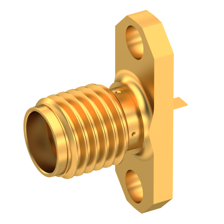 SMA / STRAIGHT JACK RECEPTACLE FEMALE GOLD CAPTIVE CONTACT