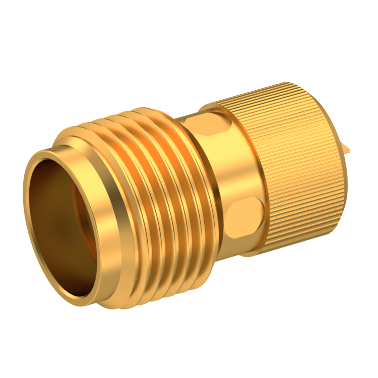 SMA / STRAIGHT JACK RECEPTACLE FEMALE GOLD CAPTIVE CONTACT