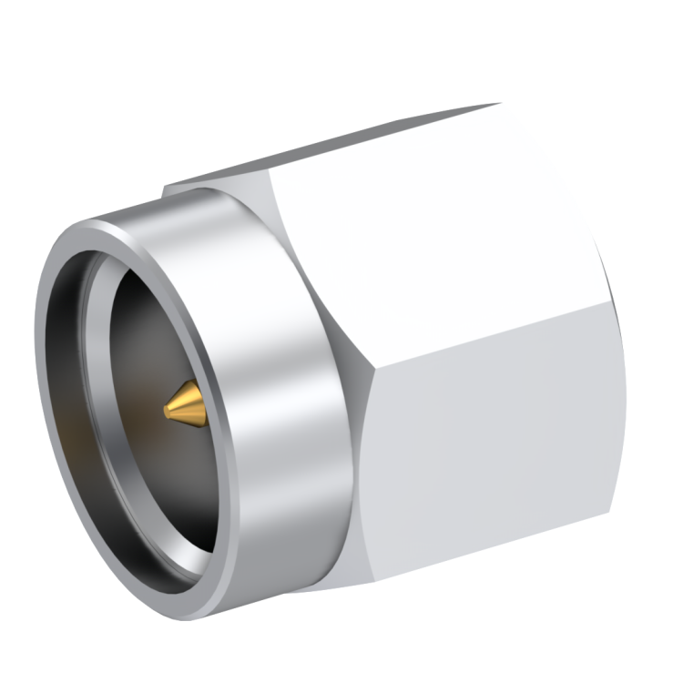 SMA / STRAIGHT PLUG MALE SOLDER TYPE FOR .085''/50 SR NICKEL NON-CAPTIVE CONTACT