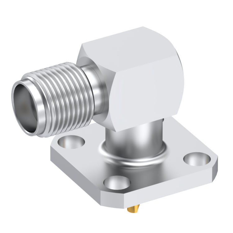 SMA / RIGHT ANGLE JACK RECEPTACLE FEMALE PASSIVATED