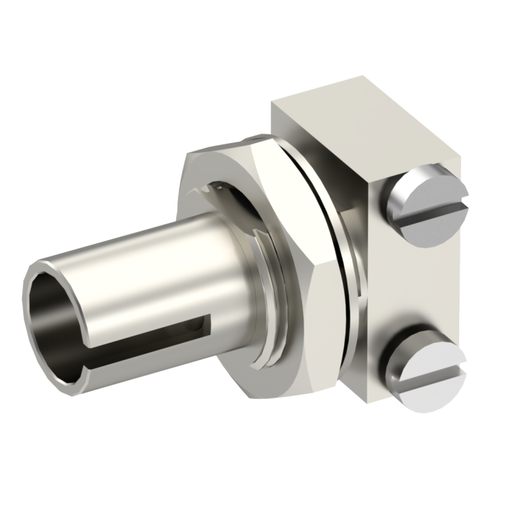 Receptacle for ST plug (bulkhead or PCB mounting)