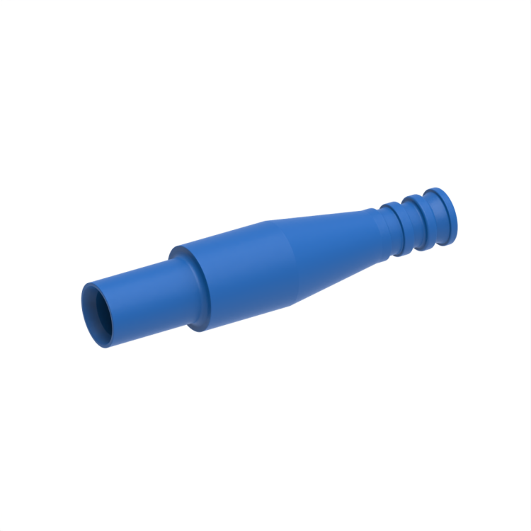 Blue boot for SC, FC & ST plug, cable 2 & 2,4mm