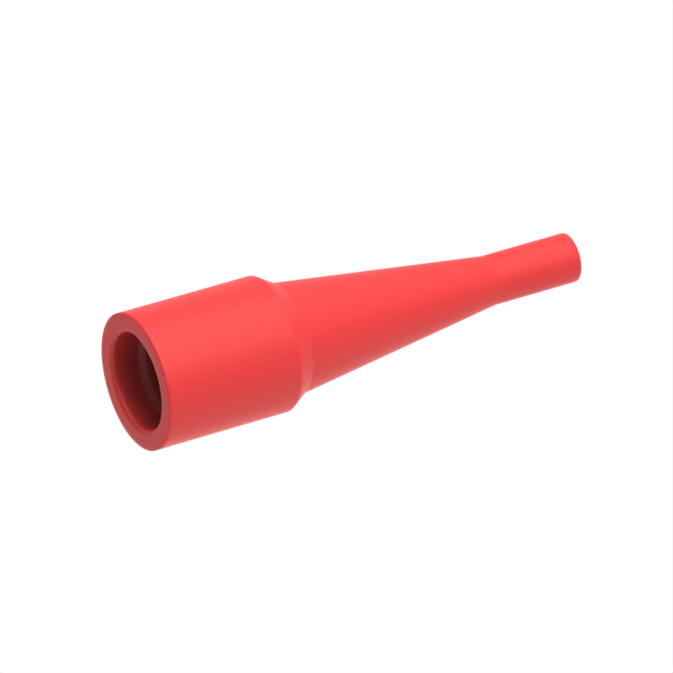 Red boot for SC & FC plug, cable 0,9 & 1mm
