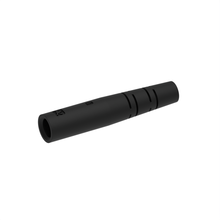 Black boot for LC plug, cable 2mm