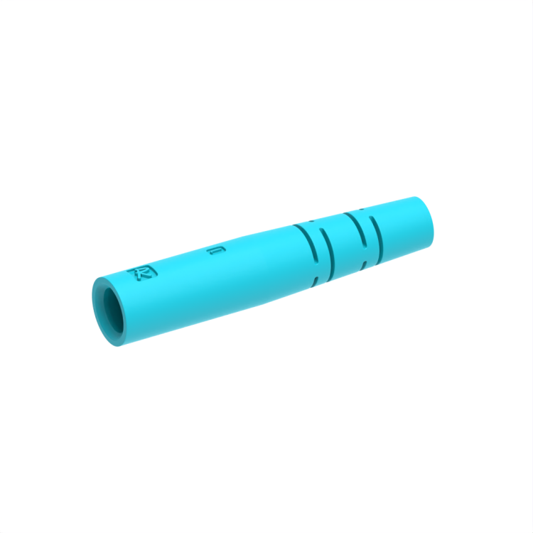 Aqua boot for LC plug, cable 2mm