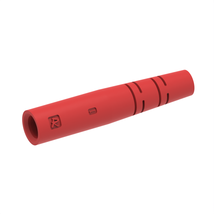 Red boot for LC plug, cable 3mm