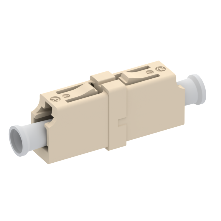 LC snap-in mounting adaptor with zirconia alignment sleeve for simplex MM PC