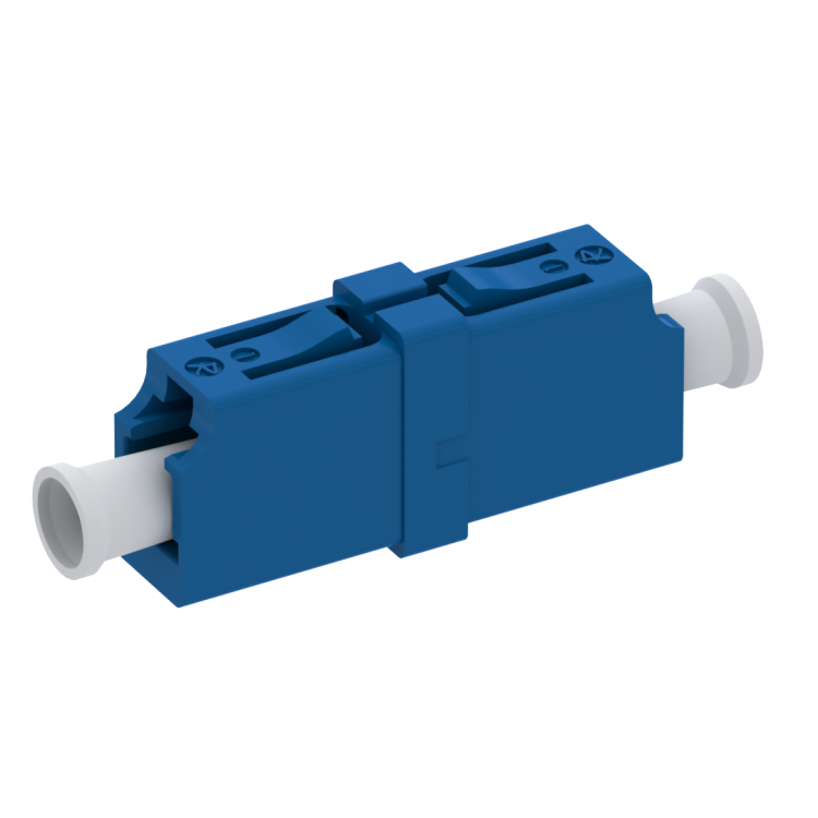 LC snap-in mounting adaptor with zirconia alignement sleeve for simplex MM PC