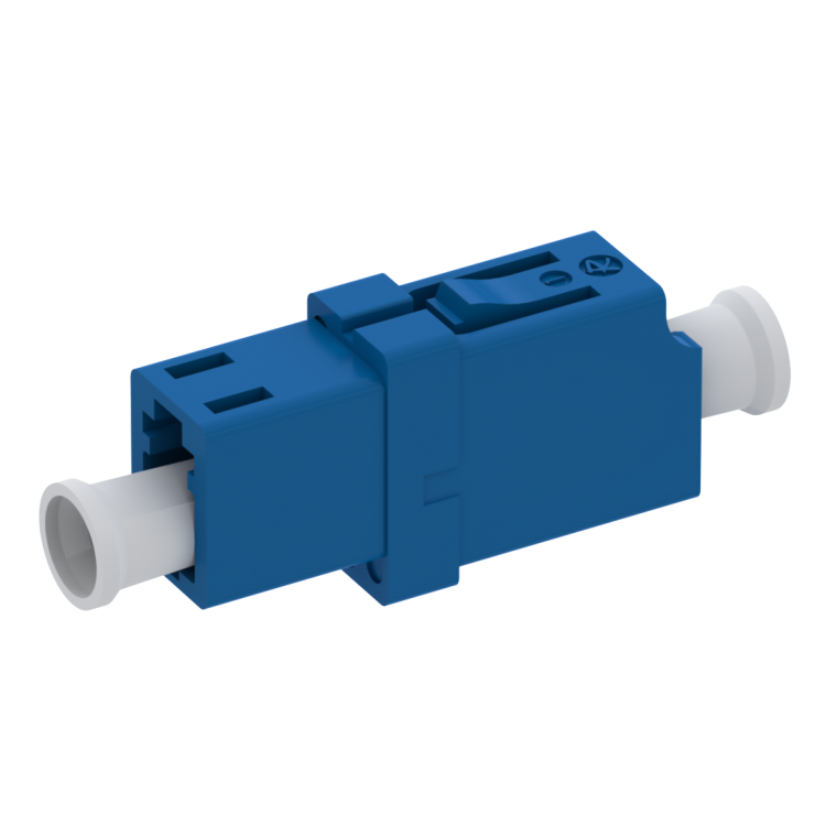LC low profile snap-in mounting adaptor with zirconia alignment sleeve for simplex SM PC