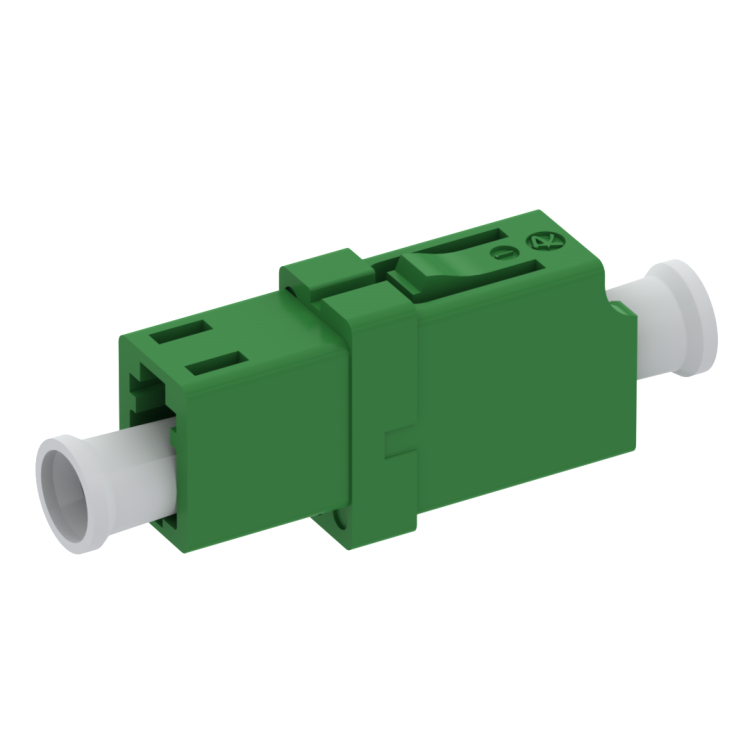 LC low profile snap-in mounting adaptor with zirconia alignment sleeve for simplex SM APC