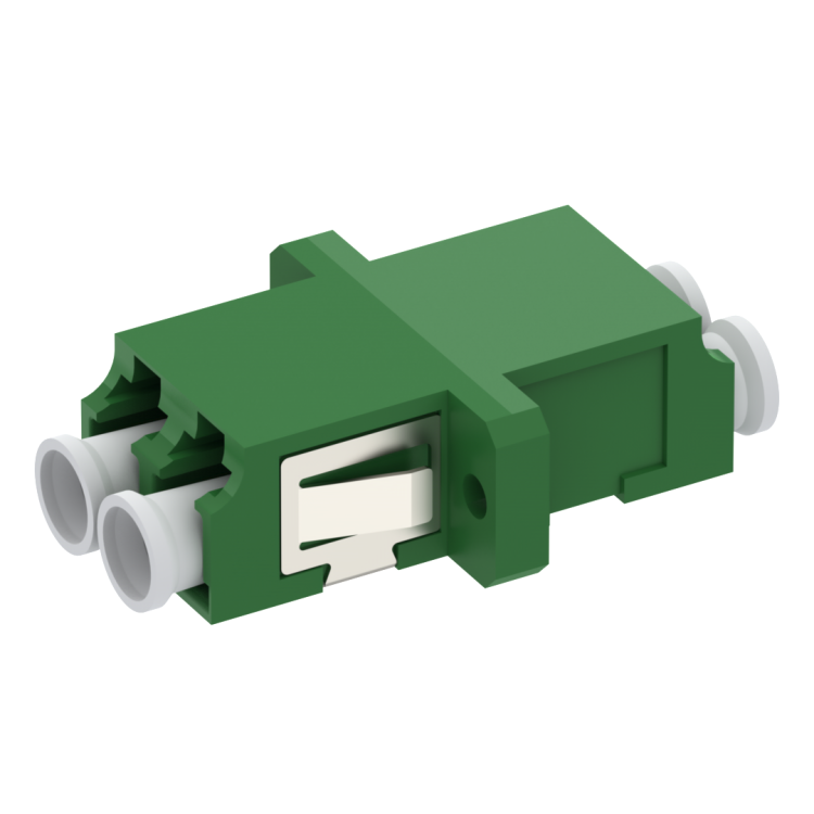LC cut out with panel clip adaptor with zirconia alignment sleeve for duplex SM APC