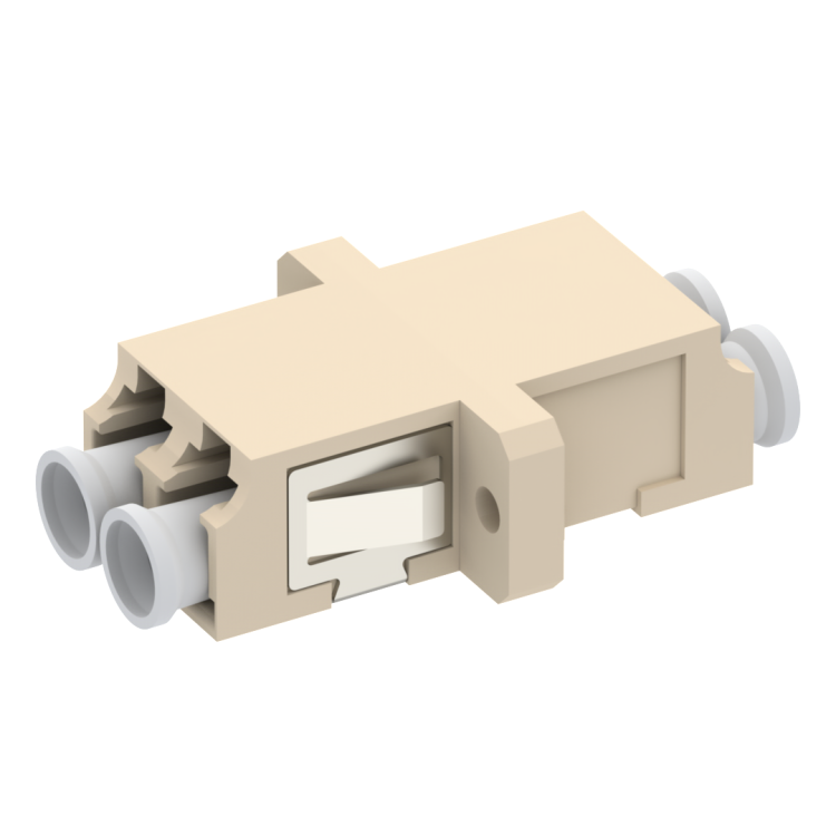 LC cut out with panel clip adaptor with metal alignment sleeve for duplex MM PC
