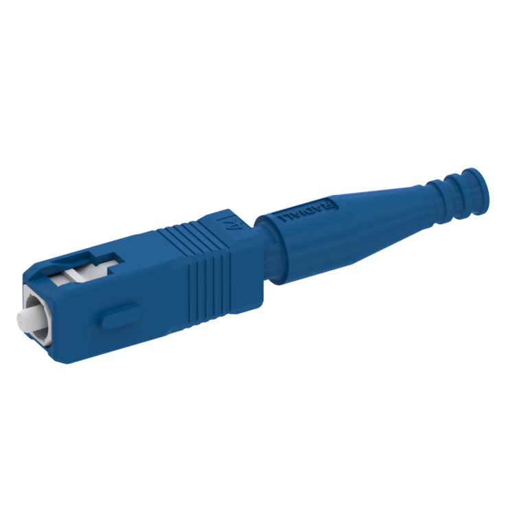 SC PC simplex plug SM126µm for cable 2mm