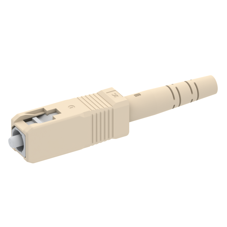SC-T simplex plug MM128µm for ultra tight cable structure 1,8mm to 2mm