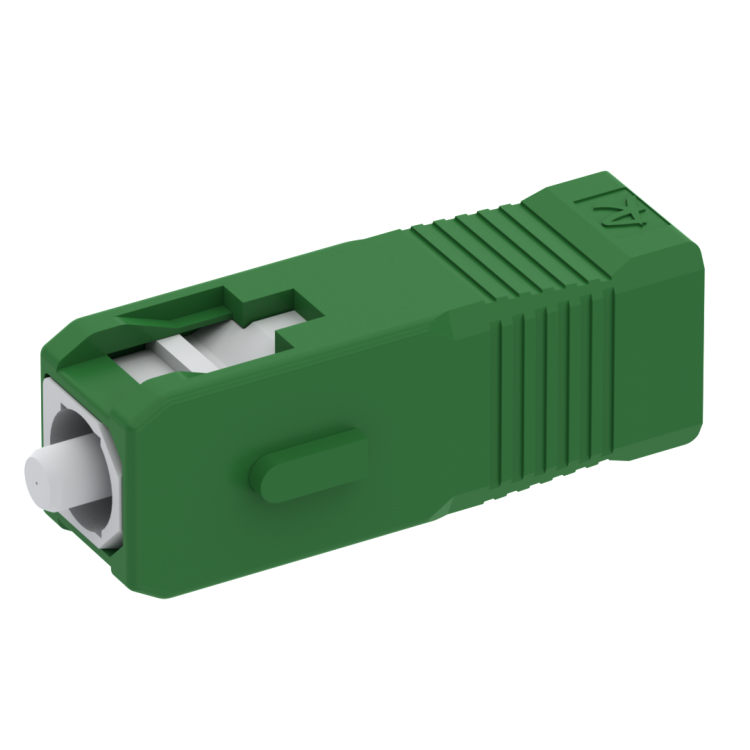 SC APC simplex plug SM126µm  (without any boot & crimp ferrule)