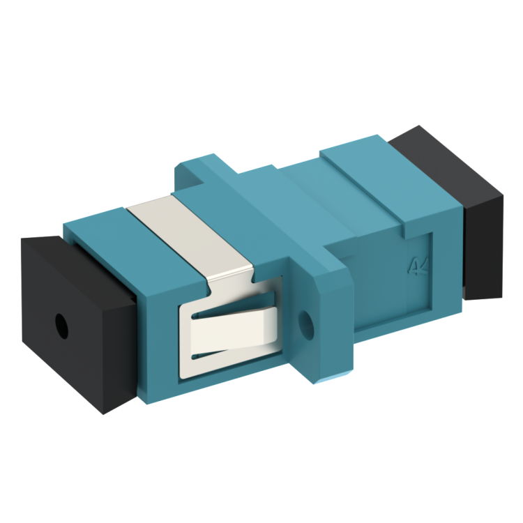 SC snap-in adaptor with zirconia alignment sleeve for simplex MM PC