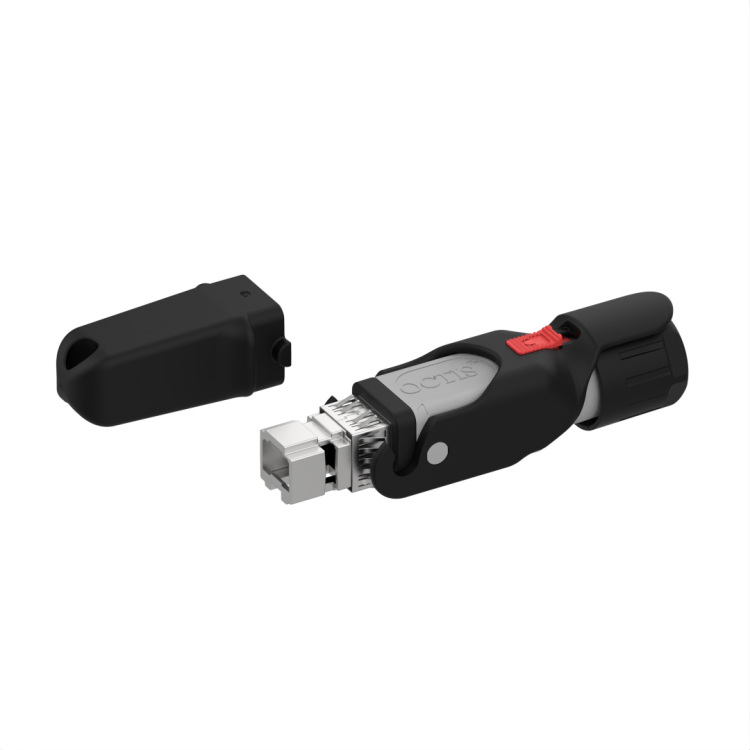 OCTIS PLUG KIT RJ45 COD L WITH RUBBER GLAND SET