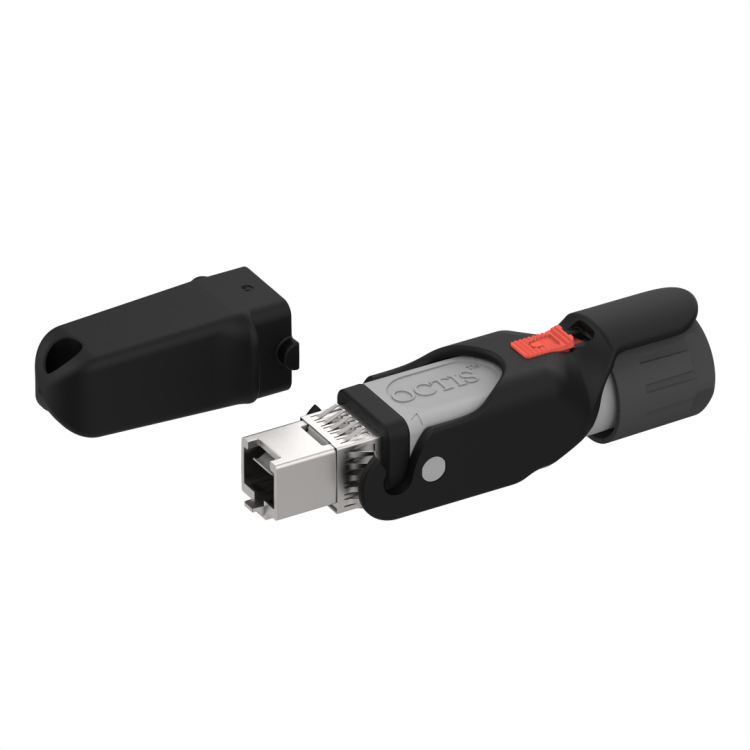 OCTIS PLUG KIT RJ45 TAB DOWN