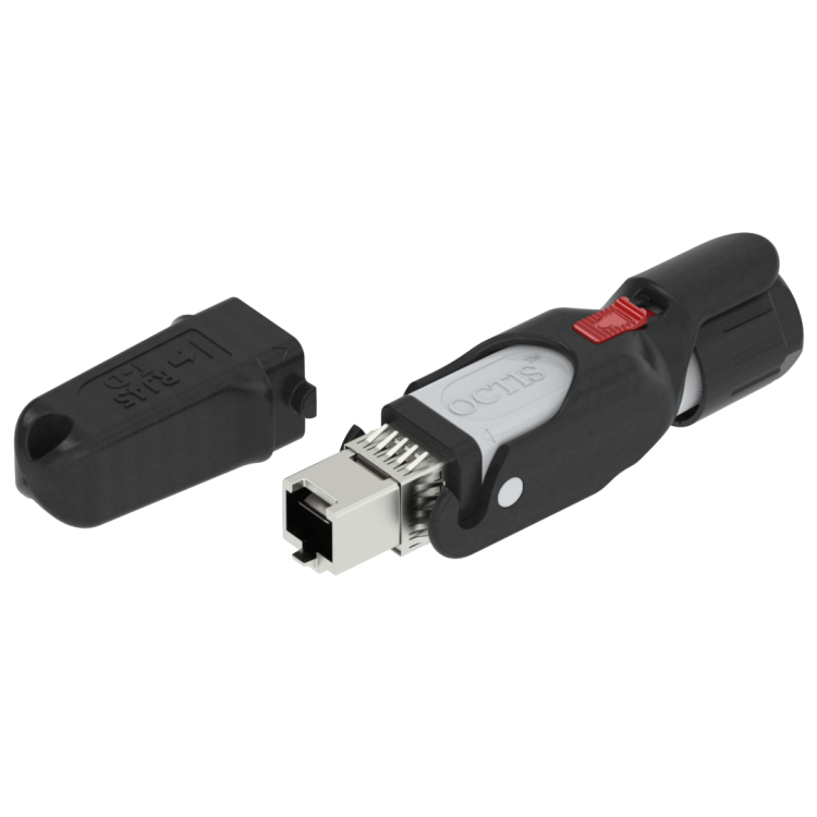 OCTIS PLUG KIT RJ45 TAB DOWN