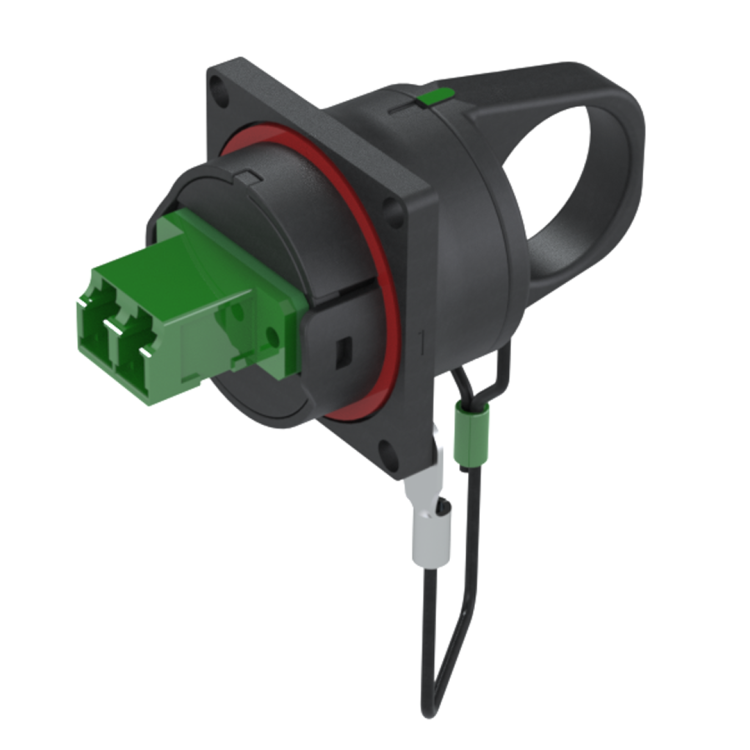 OPUS LC APC DUPLEX RECEPTACLE