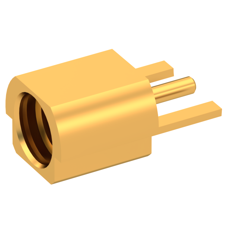 MMCX / STRAIGHT JACK RECEPTACLE FOR PCB SMT TYPE - EDGE CARD