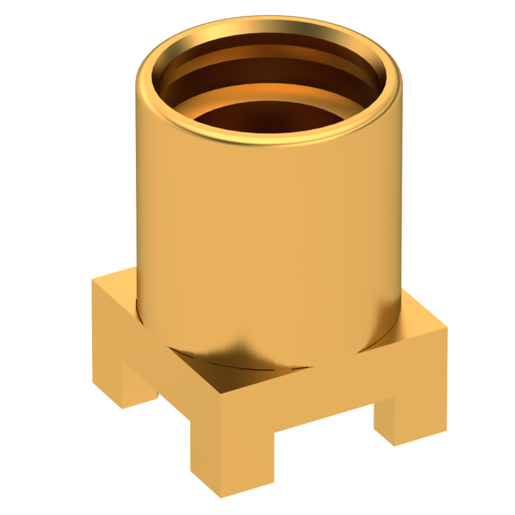 MMCX / STRAIGHT JACK RECEPTACLE FOR PCB SMT TYPE - REEL OF 500