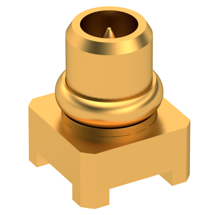 MMCX / STRAIGHT PLUG RECEPTACLE FOR PCB SMT TYPE - REEL OF 500