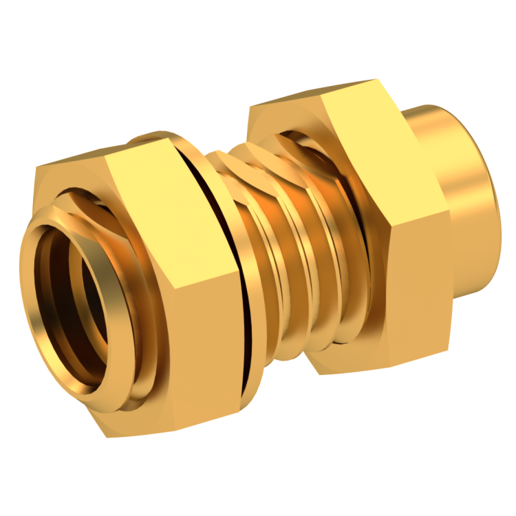 MMCX / FEMALE FEMALE STRAIGHT BULKHEAD ADAPTER