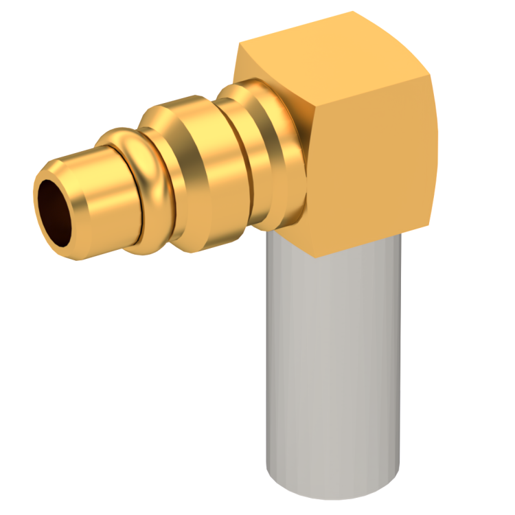 MMCX / RIGHT ANGLE PLUG CRIMP TYPE CABLE 2/50S