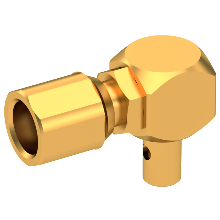 SMC / RIGHT ANGLE PLUG CRIMP TYPE CABLE 2/50