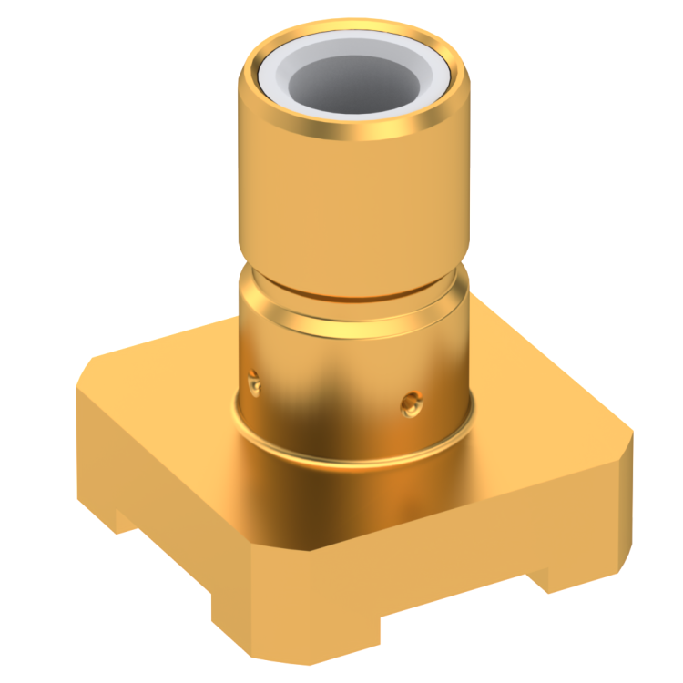 SMB / STRAIGHT JACK RECEPTACLE FOR PCB PRESS-FIT LEGS
