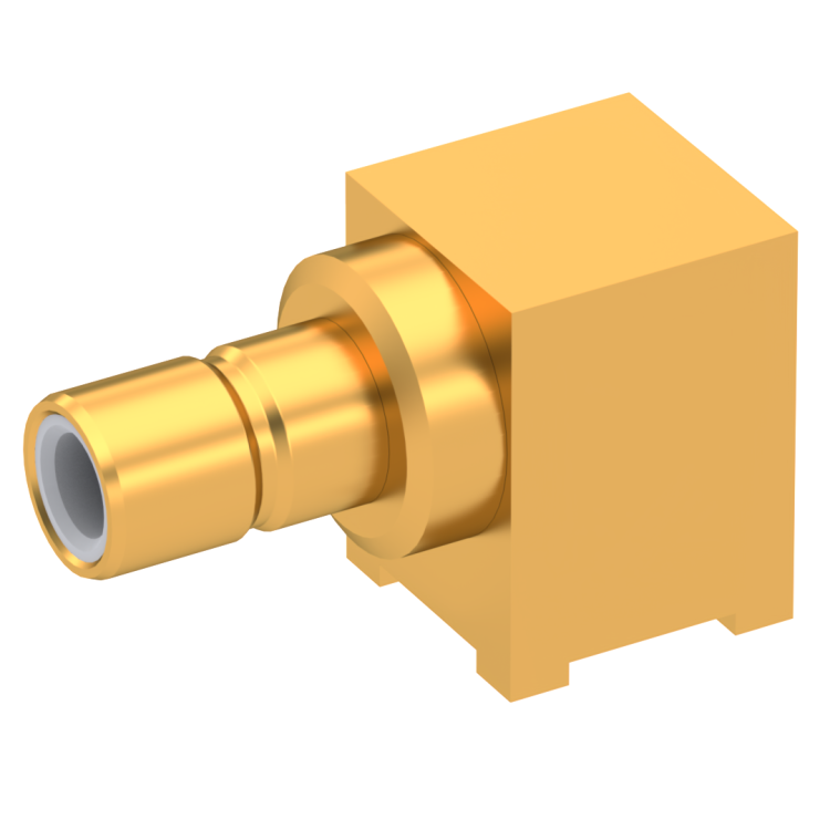 SMB / RIGHT ANGLE JACK RECEPTACLE FOR PCB SMT TYPE