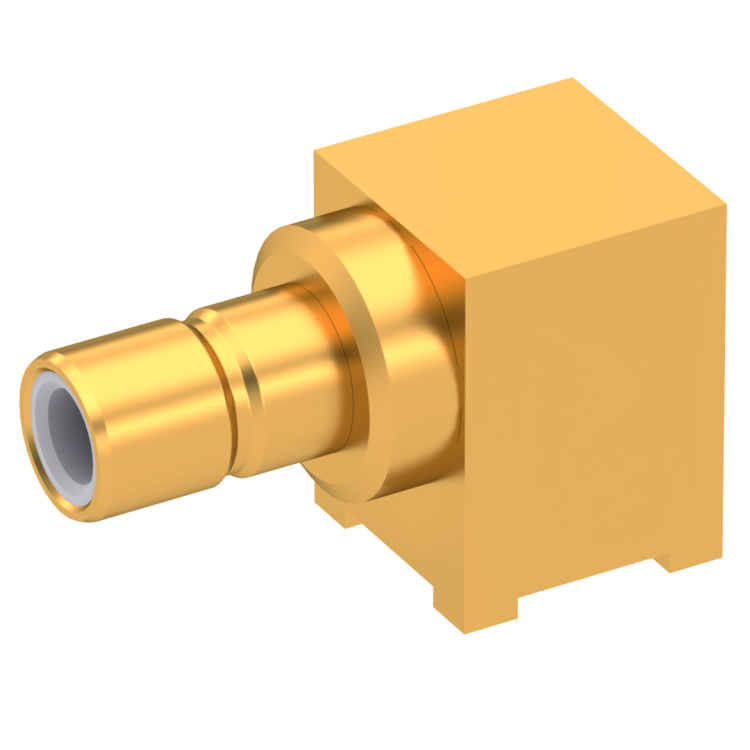 SMB / RIGHT ANGLE JACK RECEPTACLE FOR PCB SMT TYPE REEL OF 500