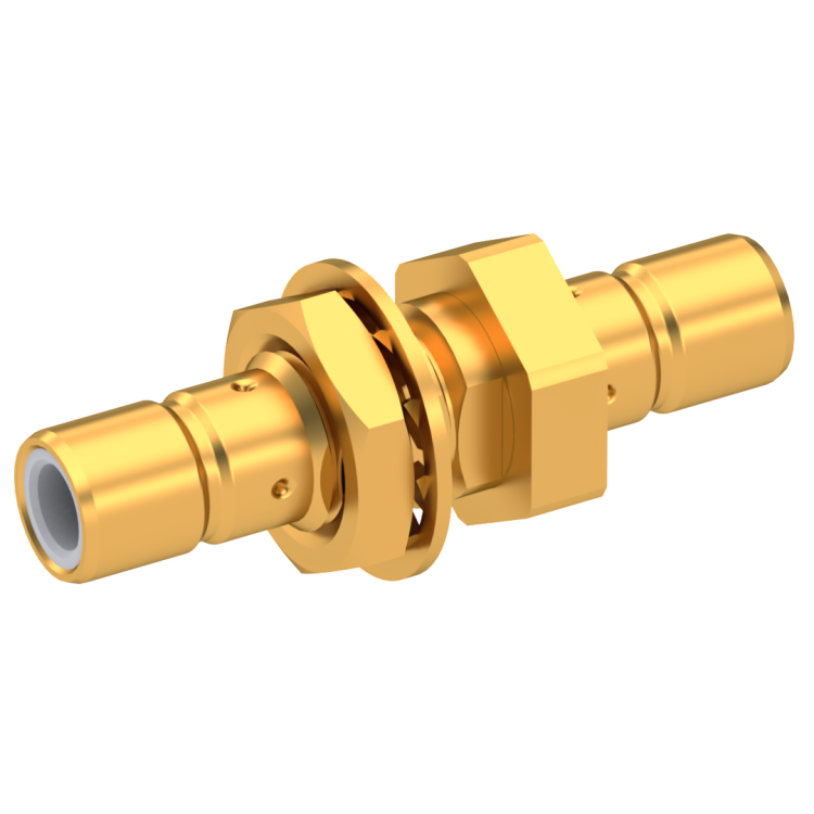 SMB / BULKHEAD MALE-MALE ADAPTER