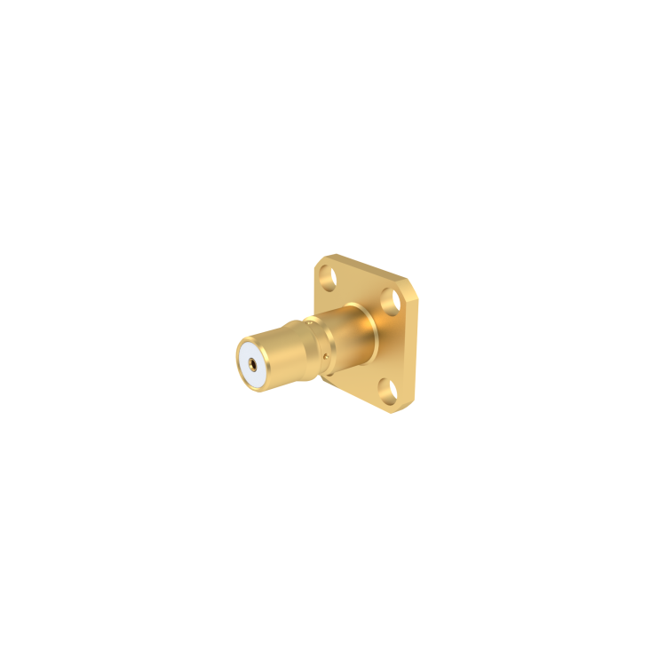 QMA / SQUARE FLANGE RECEPTACLE -