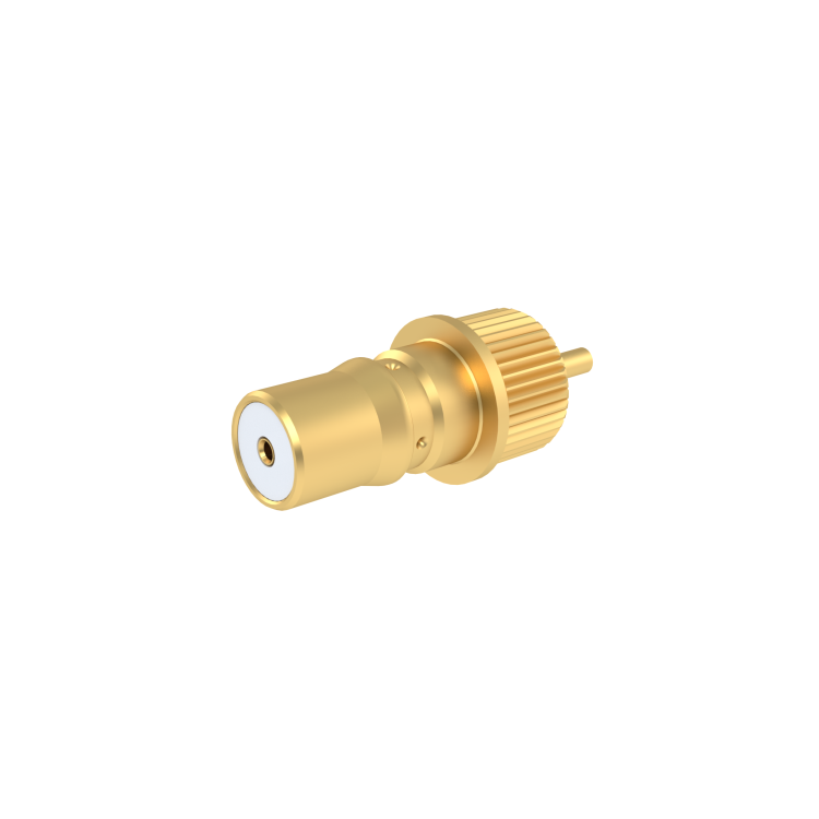 QMA / STRAIGHT PRESS MOUNT RECEPTACLE FRONT MOUNT - STRAIGHT TERMINAL