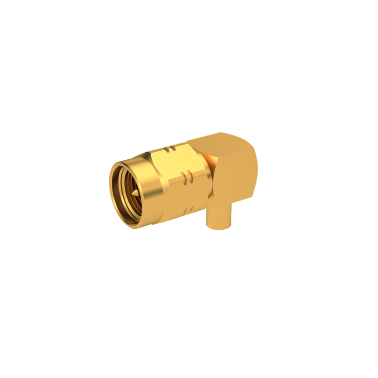 SMA / RIGHT ANGLE PLUG SOLDER TYPE CABLE .085