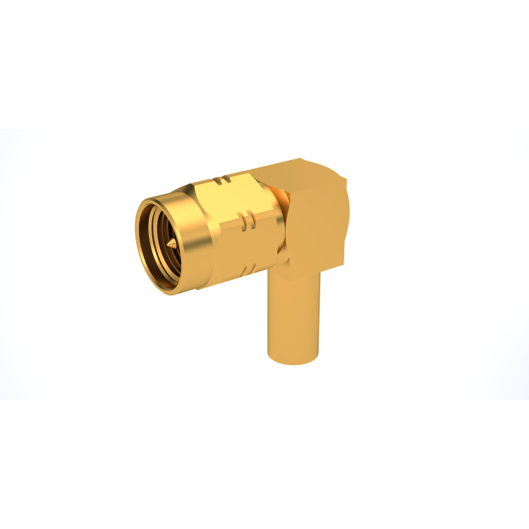 SMA / RIGHT ANGLE PLUG CRIMP TYPE CABLE 2.6/50 D
