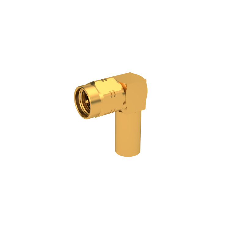 SMA / RIGHT ANGLE PLUG CRIMP TYPE CABLE 5/50 D
