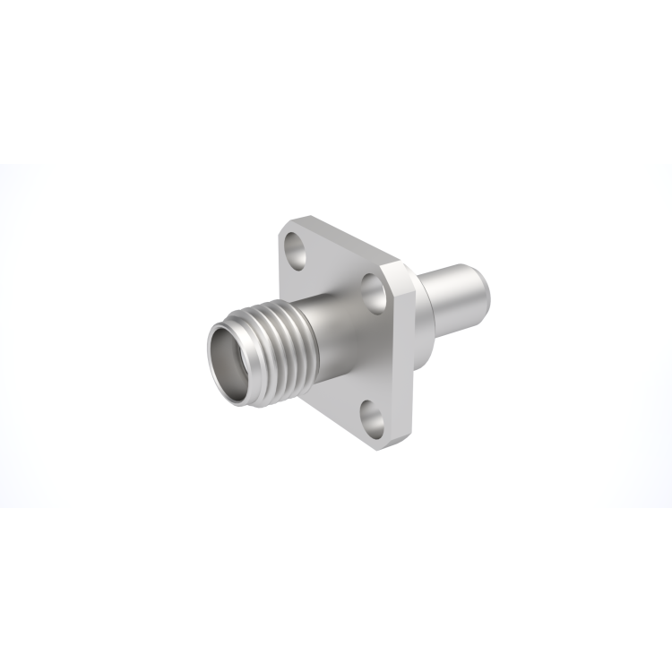 SMA / STRAIGHT SQUARE FLANGE JACK CRIMP TYPE CABLE 2/50 S