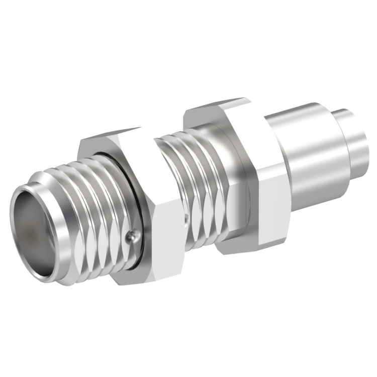 SMA / STRAIGHT BULKHEAD JACK INVERSED CRIMP CABLE 2/50 S