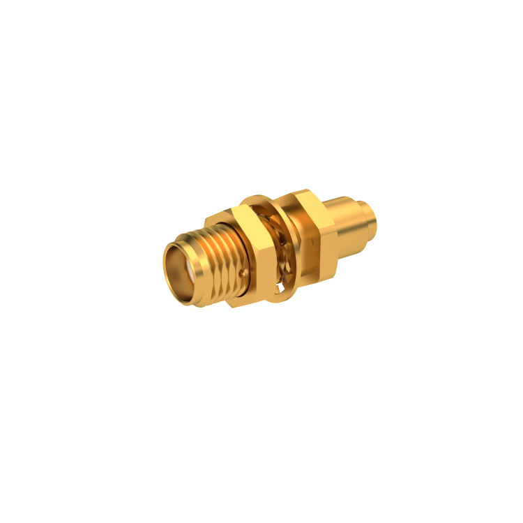SMA / STRAIGHT BULKHEAD JACK INVERSED CRIMP CABLE 2/50 S