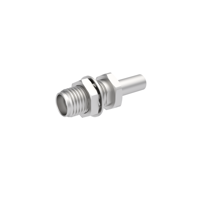 SMA / STRAIGHT BULKHEAD JACK FULL CRIMP-TYPE CABLE 2.6/50 S