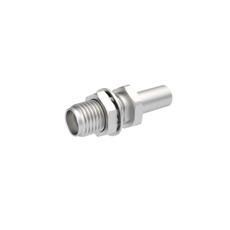 SMA / STRAIGHT BULKHEAD JACK FULL CRIMP-TYPE CABLE 2.6/50 D